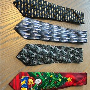 Bundle of 4 Men's J Garcia Ties Set